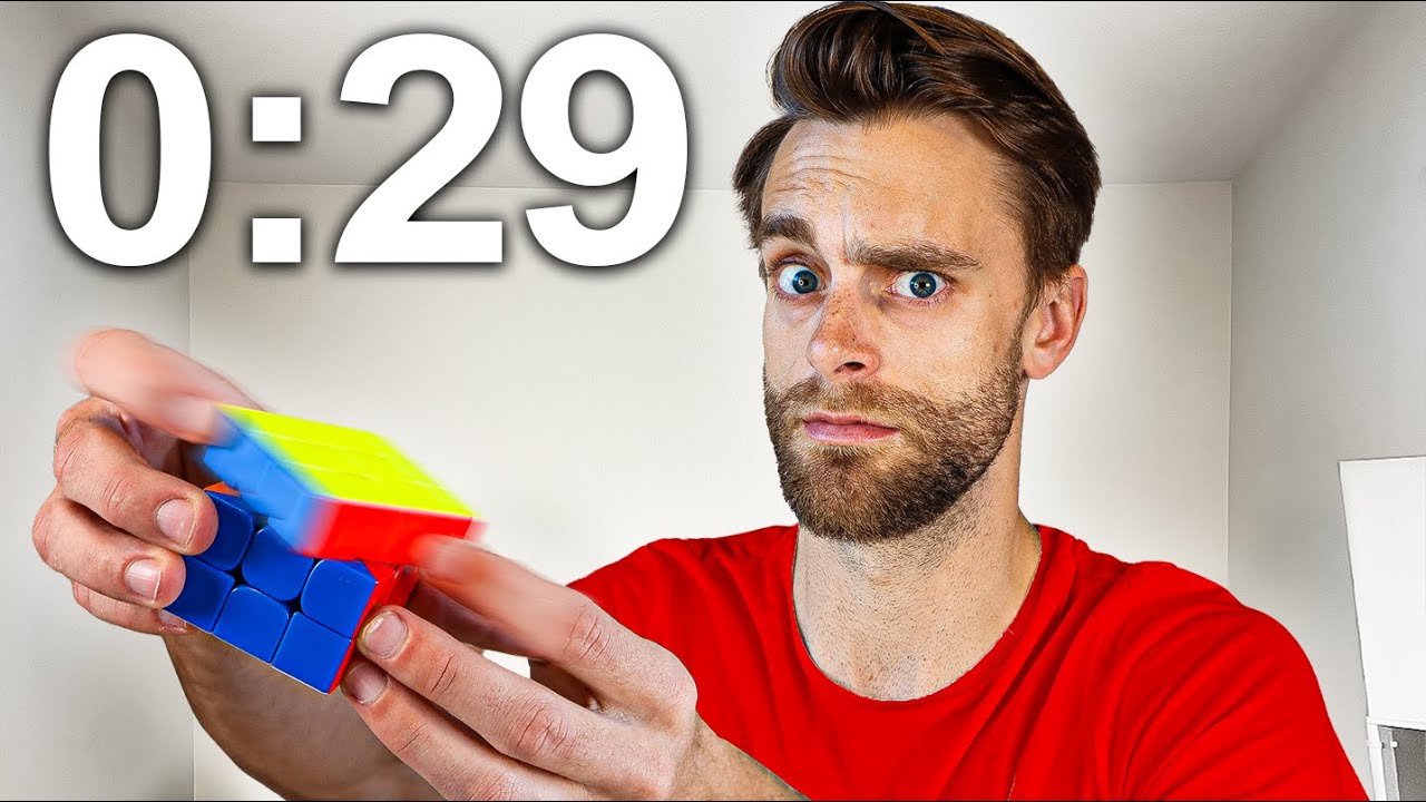 I Tried Solving A Rubik's Cube In Under 30 Seconds