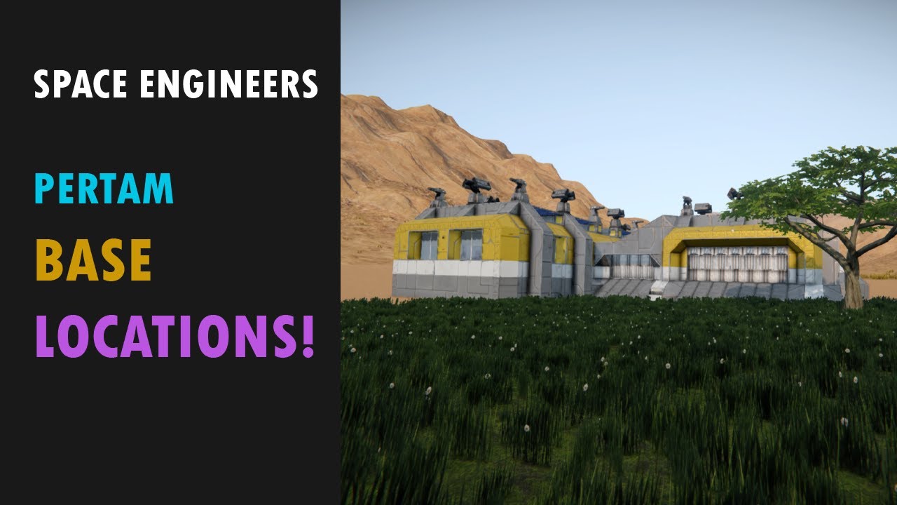 Top 10 Base Locations (Pertam) - Space Engineers