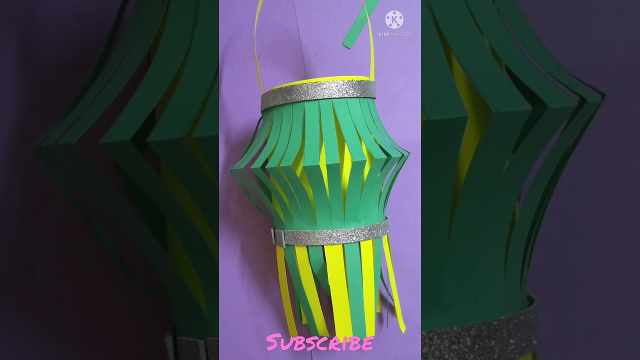 Diwali decoration ideas || Akash Kandil || Paper lantern || Paper craft || easy ||