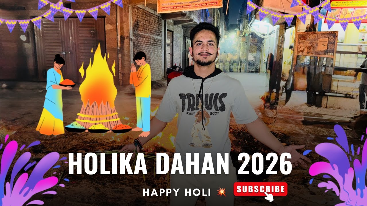 Holika Dahan 2026 🙏🏻 #holikadahan #vlog 