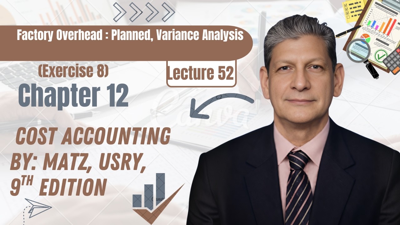 Chapter 12, Exercise 8 | Variance Analysis | Cost Accounting | Matz & Usry (9th Ed.)