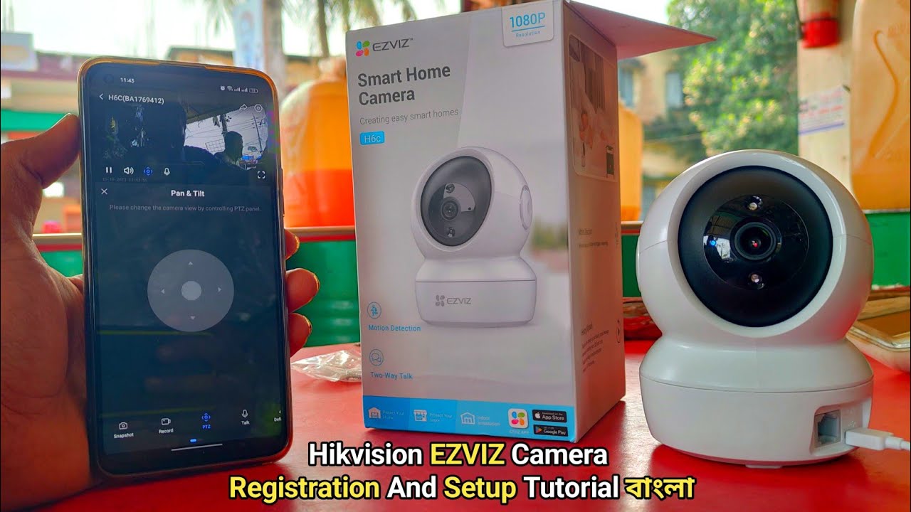 Hikvision EZVIZ new camera registration and configuration tutorial Bangla