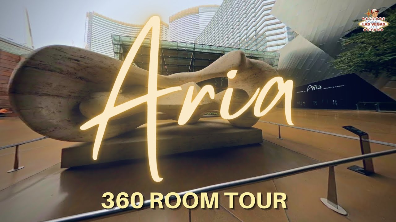 Aria Strip View Room Tour 360 | Deluxe King | Las Vegas Strip