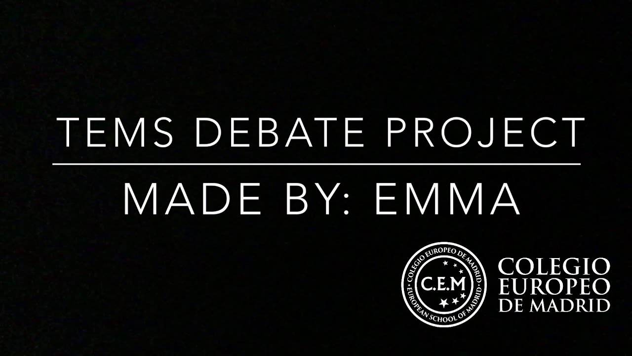 Proyecto de debate Colegio Europeo de Madrid