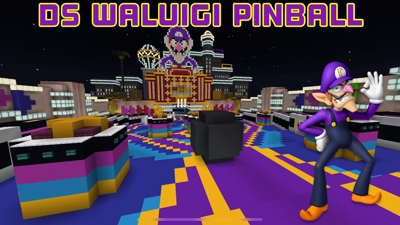 Mario Kart in Minecraft DS Waluigi Pinball *Remastered*