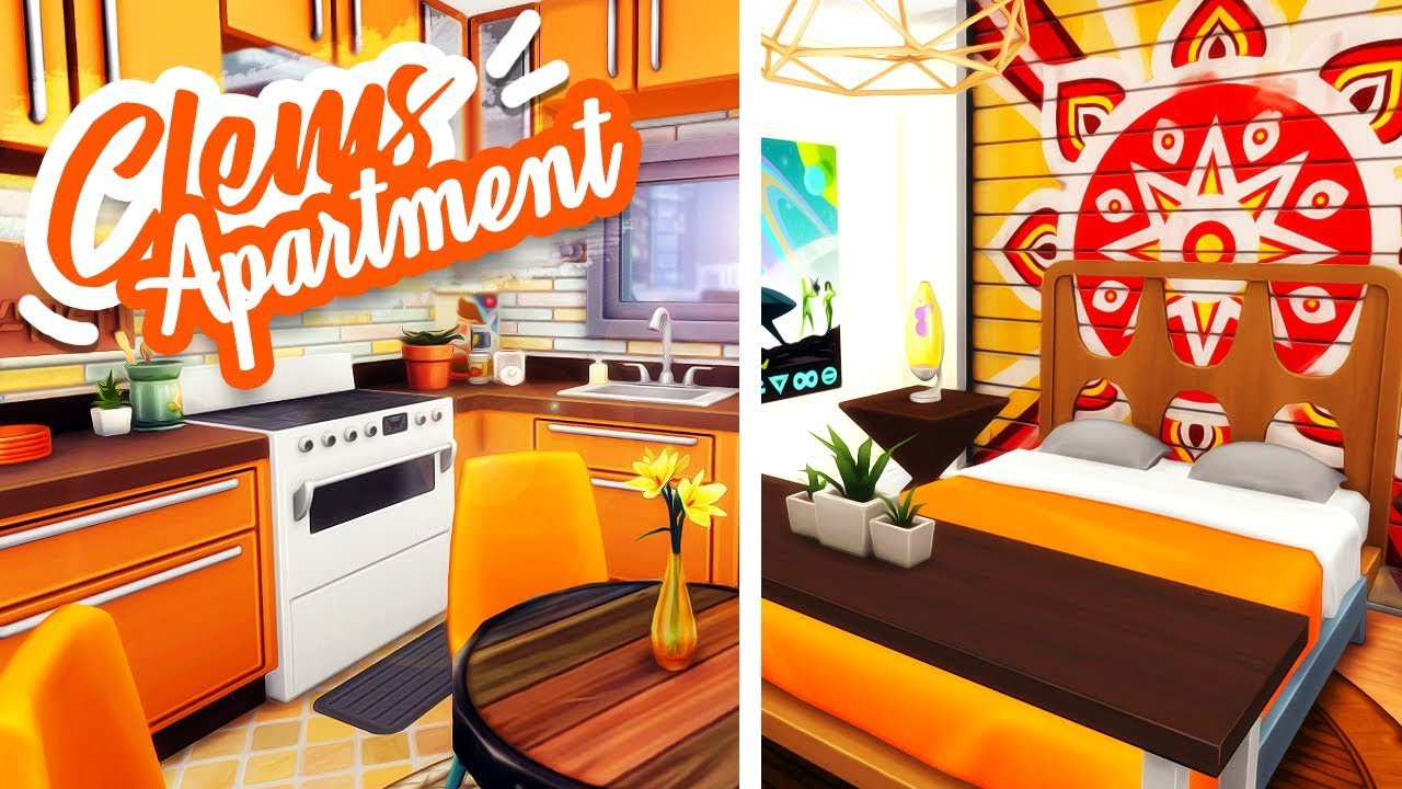 CLEM'S APARTMENT 🍊 | NOT SO BERRY | THE SIMS 4 SPEED BUILD