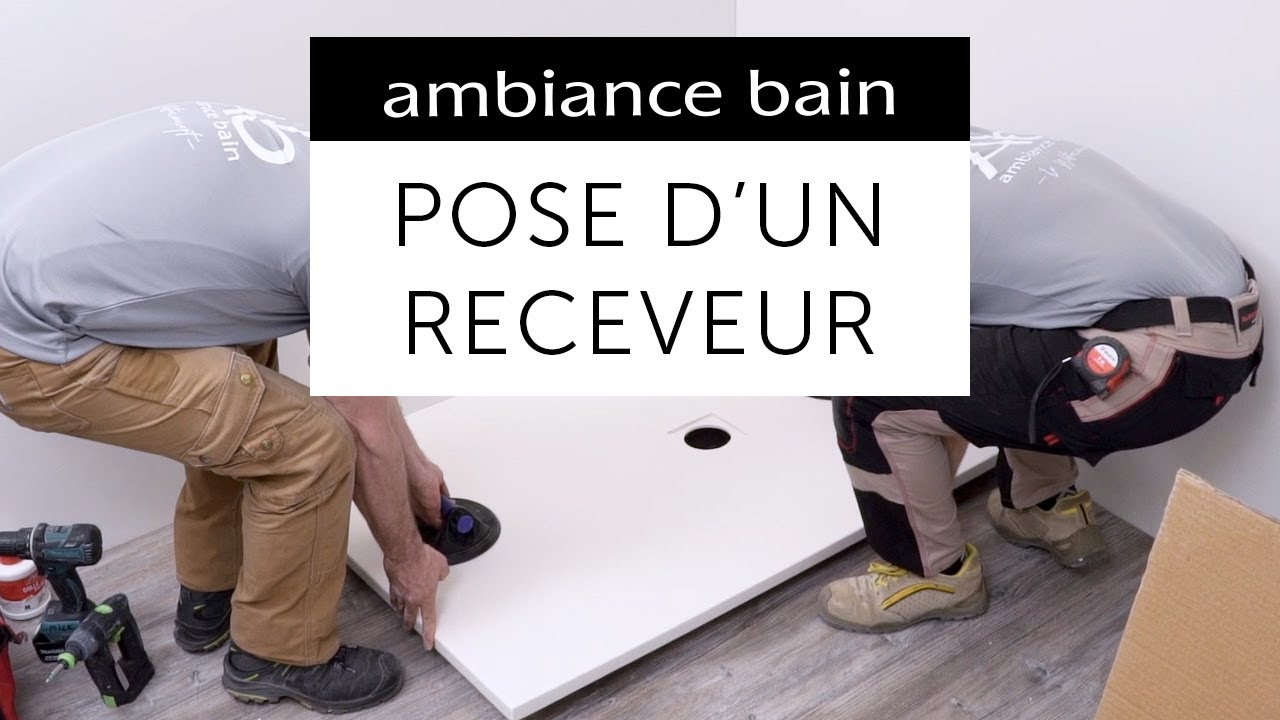 Comment poser un receveur de douche extra plat ?
