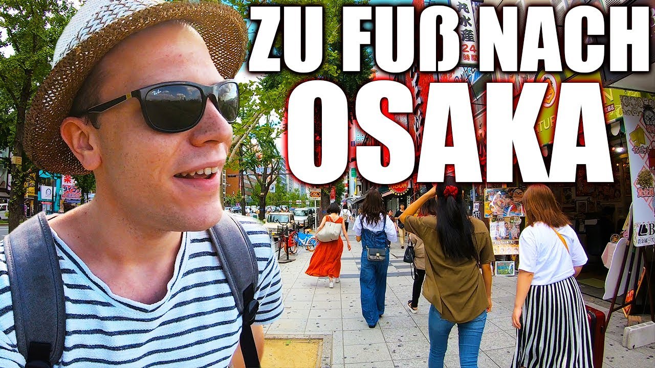 Ich laufe 20 km nach Osaka - japanische Wohnviertel 【Japan Vlog】