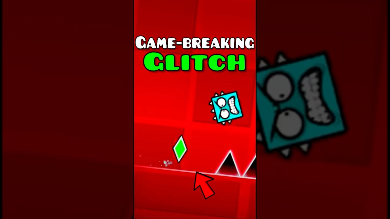 There is a new game BREAKING glitch in geometry dash!