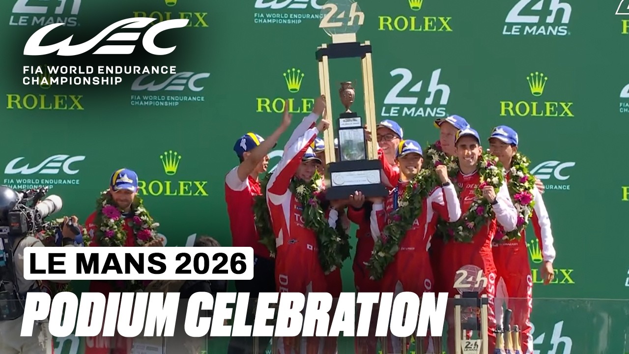 Full Podium Celebration | 24 Hours of Le Mans 2026 | FIA WEC
