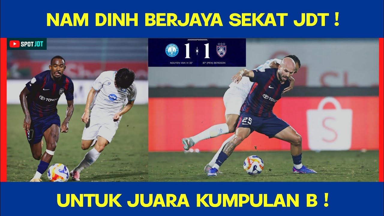 🔴 JDT vs NAM DINH | Piala Shopee 2026 | Johor Darul Ta'zim 2026