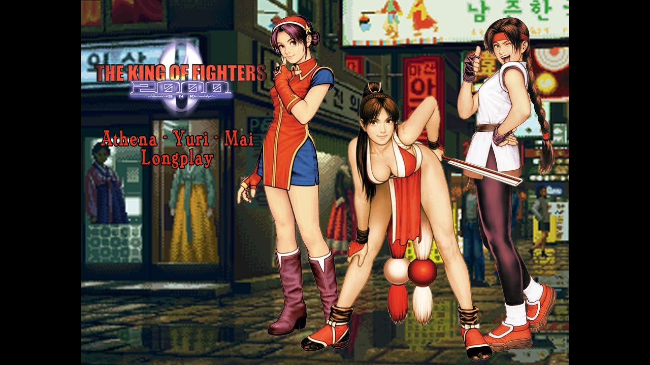 The King of Fighters 2000 [PS4] Athena - Yuri - Mai - Hinako