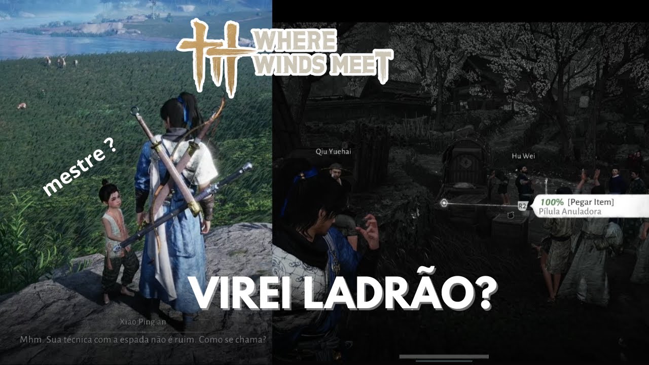 Me Tornei um LADRÃO?! 😱🗡️ Escolha Sombria em Where Winds Meet | Gameplay