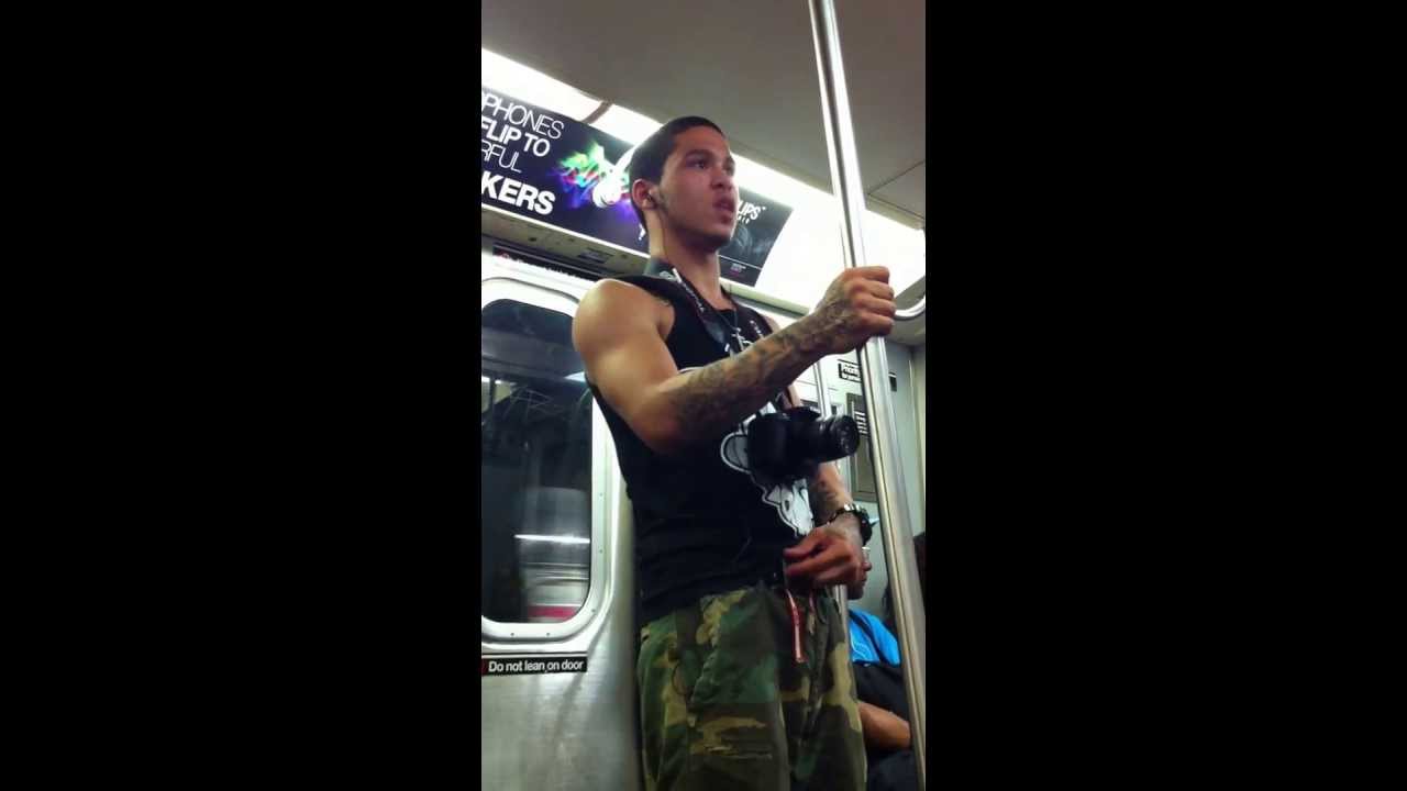 Latino Photographer in Subway #subway