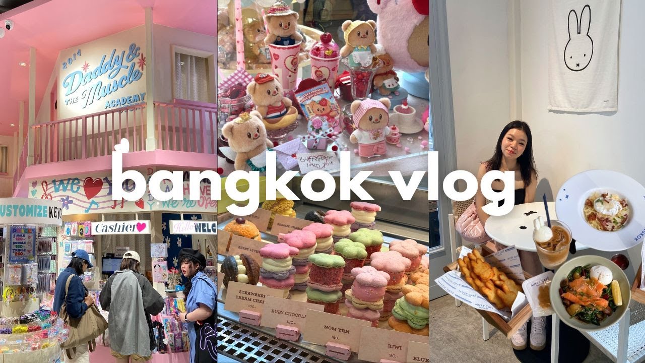 Bangkok Vlog 🎀 | Valentine Day, Miffy Cafe, Shopping, Cute Shop ✨
