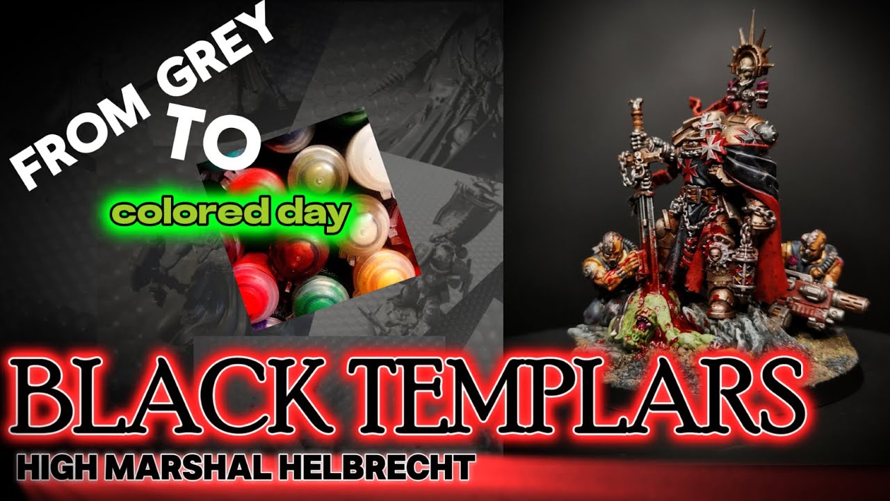 Black Templars! Painting High Marshal Helbrecht — Bearer of the Emperor’s Will | Warhammer 40K