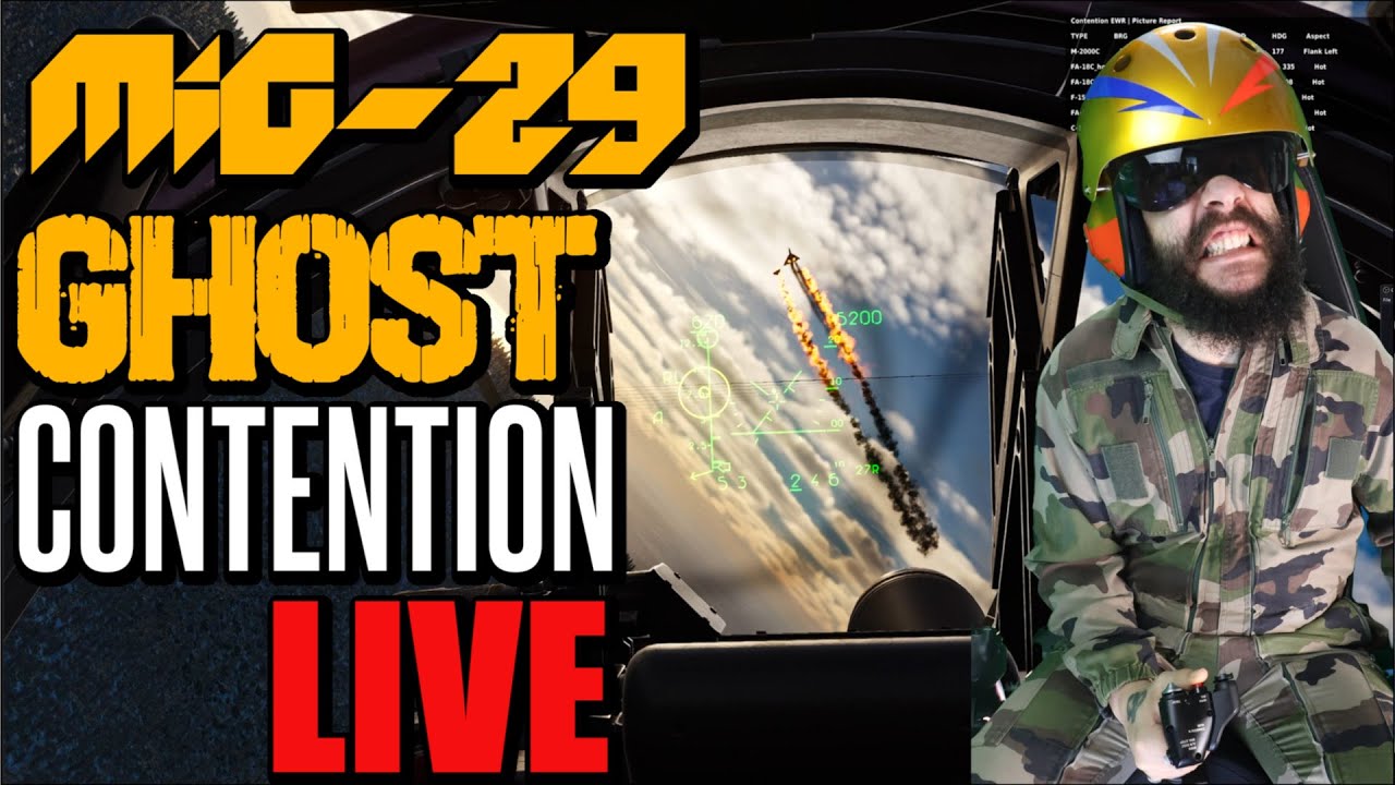DCS LIVE: MiG-29 A Fulcrum on Contention SARH