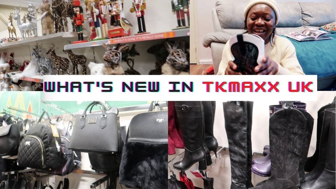 VLOGMAS DAY 3 - COME SHOP WITH ME TKMAXX UK! FOUND THE CUTEST COWBOY BOOTS FOR &pound;10! I HAD TO GET IT