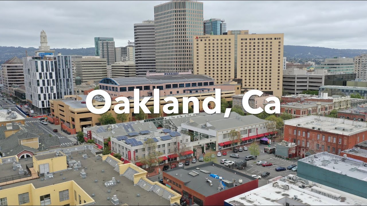 Tour of Oakland, Ca from the sky