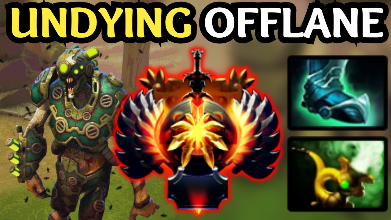 🔥 GODLIKE UNDYING Offlane — Decay Spam 🔥 Dota 2 Offlane