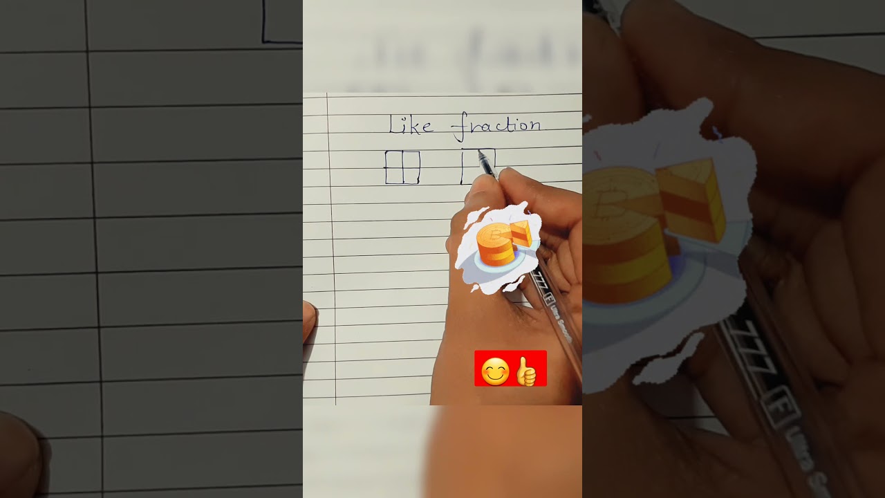 fractions 💯👍 | like fractions #shorts #learning #viralshorta #ytshorts