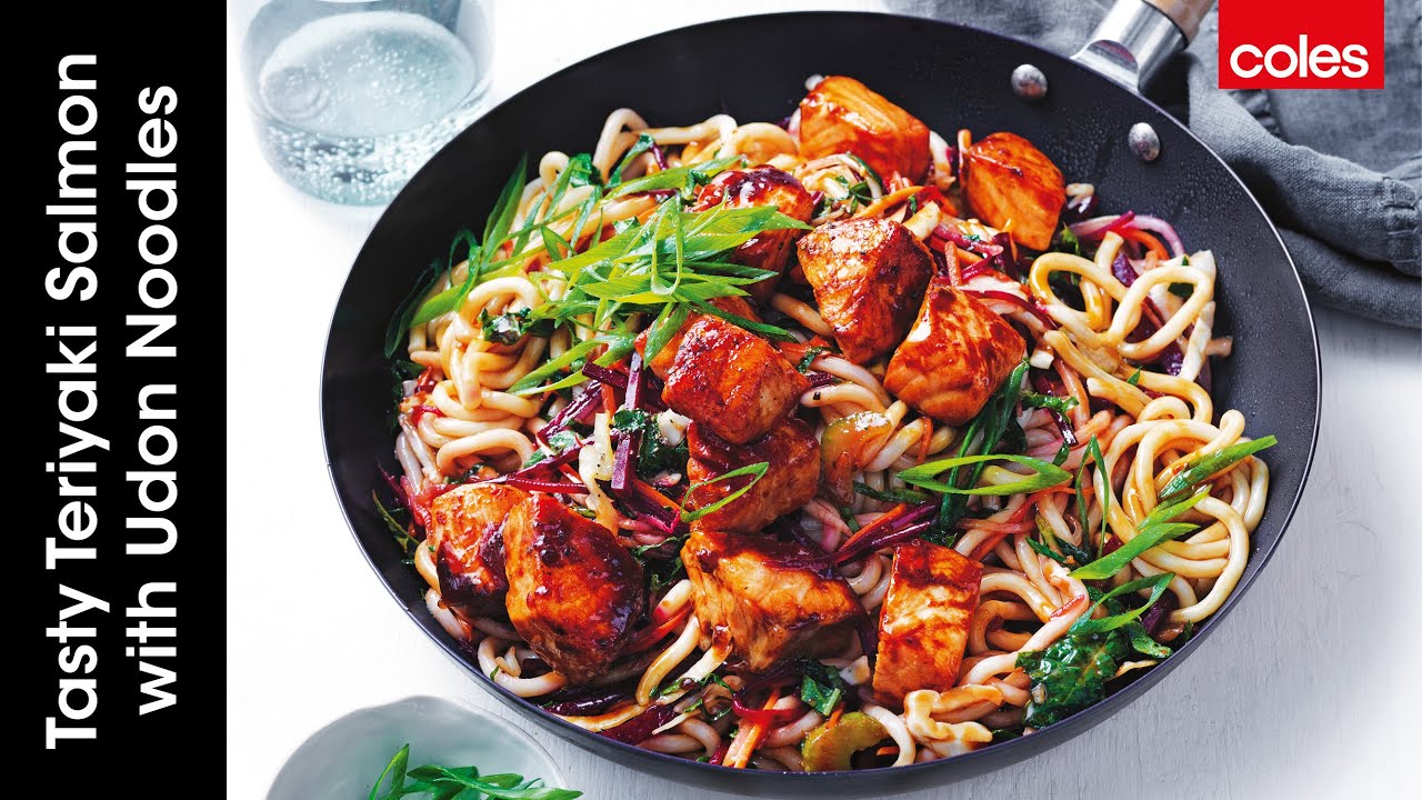 Tasty Teriyaki Salmon with Udon Noodles