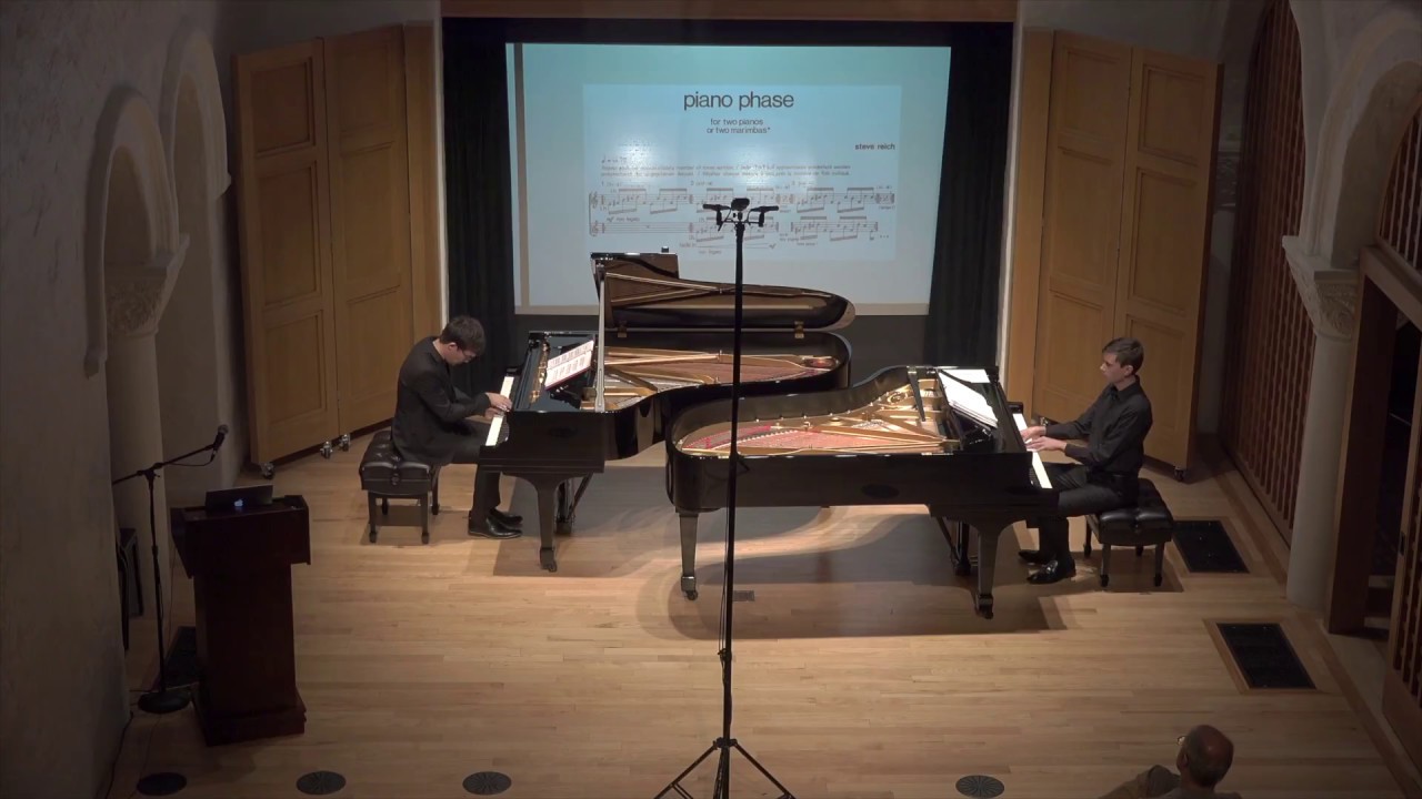 Steve Reich: Piano Phase; Daniel Linder and Alexander Zhu, pianos