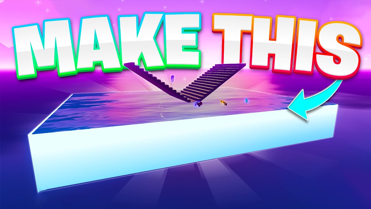 SUPER CLEAN *0 DELAY* 1v1 MAP TUTORIAL! (CREATIVE 1.0😍)