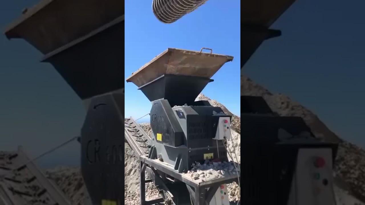 CM CR600 mini electric jaw crusher