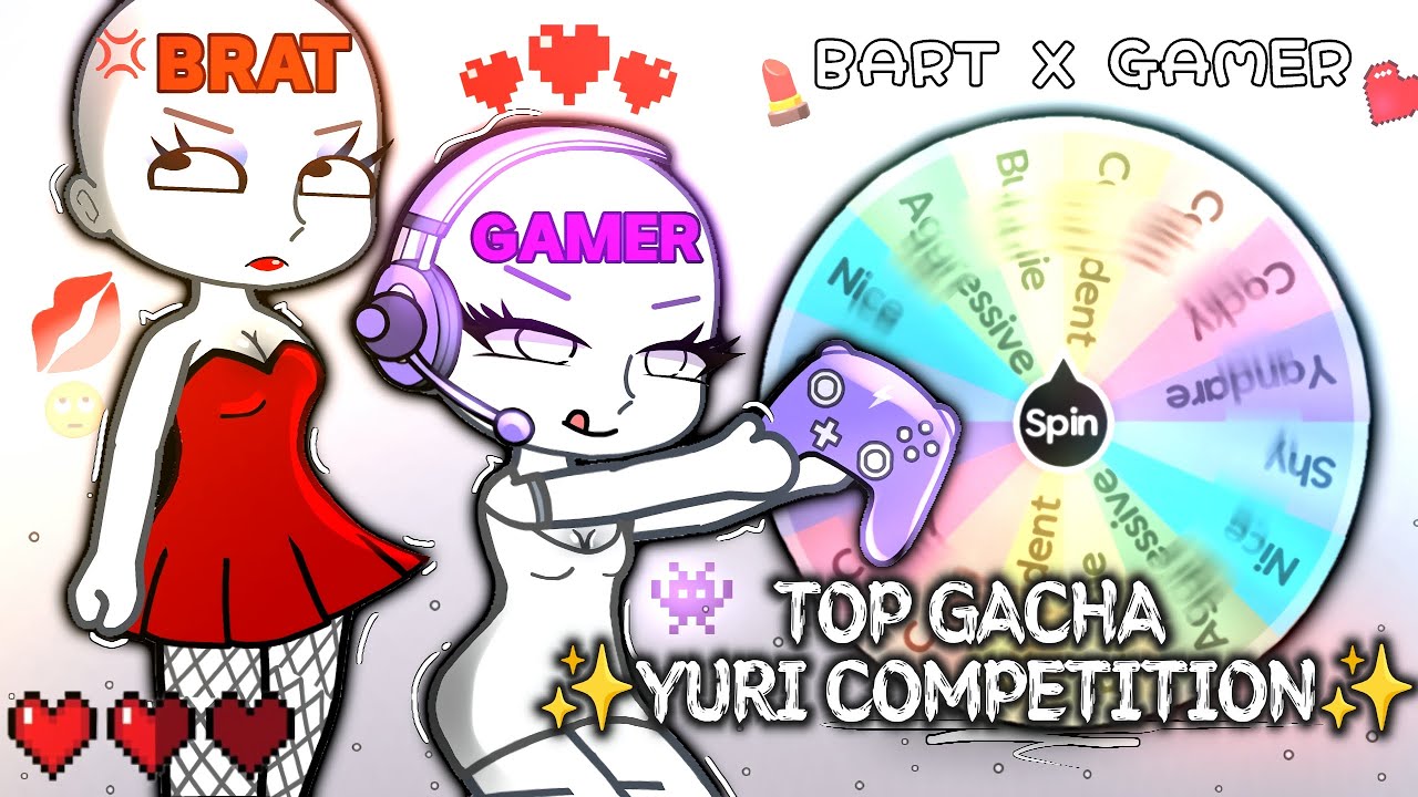 TOP 3 MOST POPULAR 'making a Gacha Couple OC Challenge'😍🔥[YURI EDITION] COMPILATION / Spin The Wheel