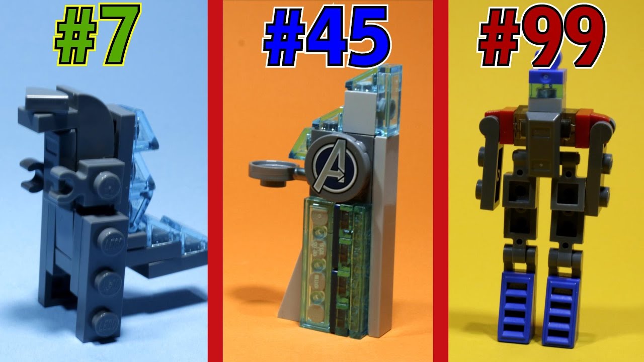 I built 100 things out of 20 LEGO Pieces...