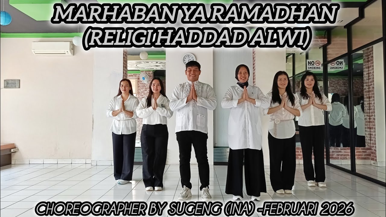 Dangdut marhaban ya Ramadhan 2026(Religi Haddad Alwi)Line Dance//Coach Sugeng//Ceria Dance 