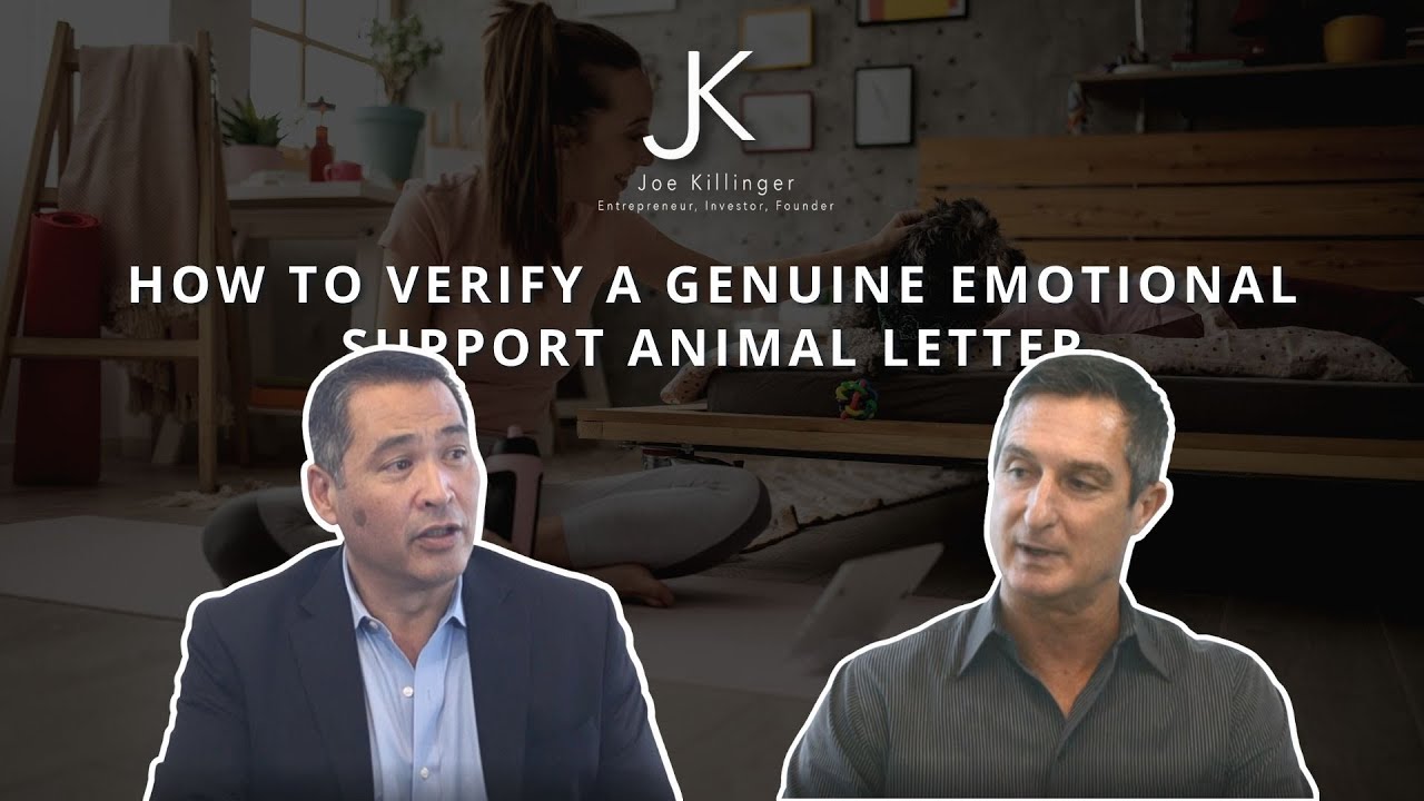 How To Verify A Genuine Emotional Support Animal Letter