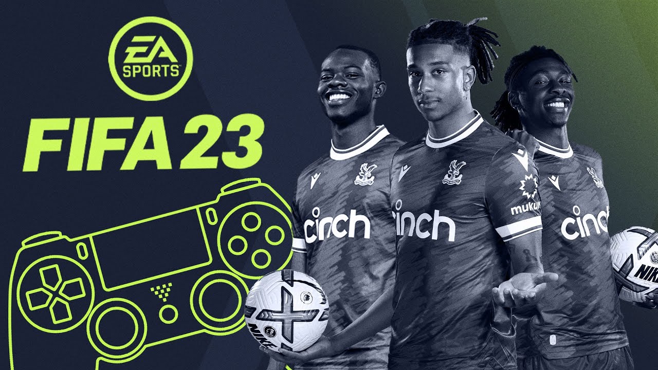 Olise takes on Eze & Mitchell on FIFA 23 🎮