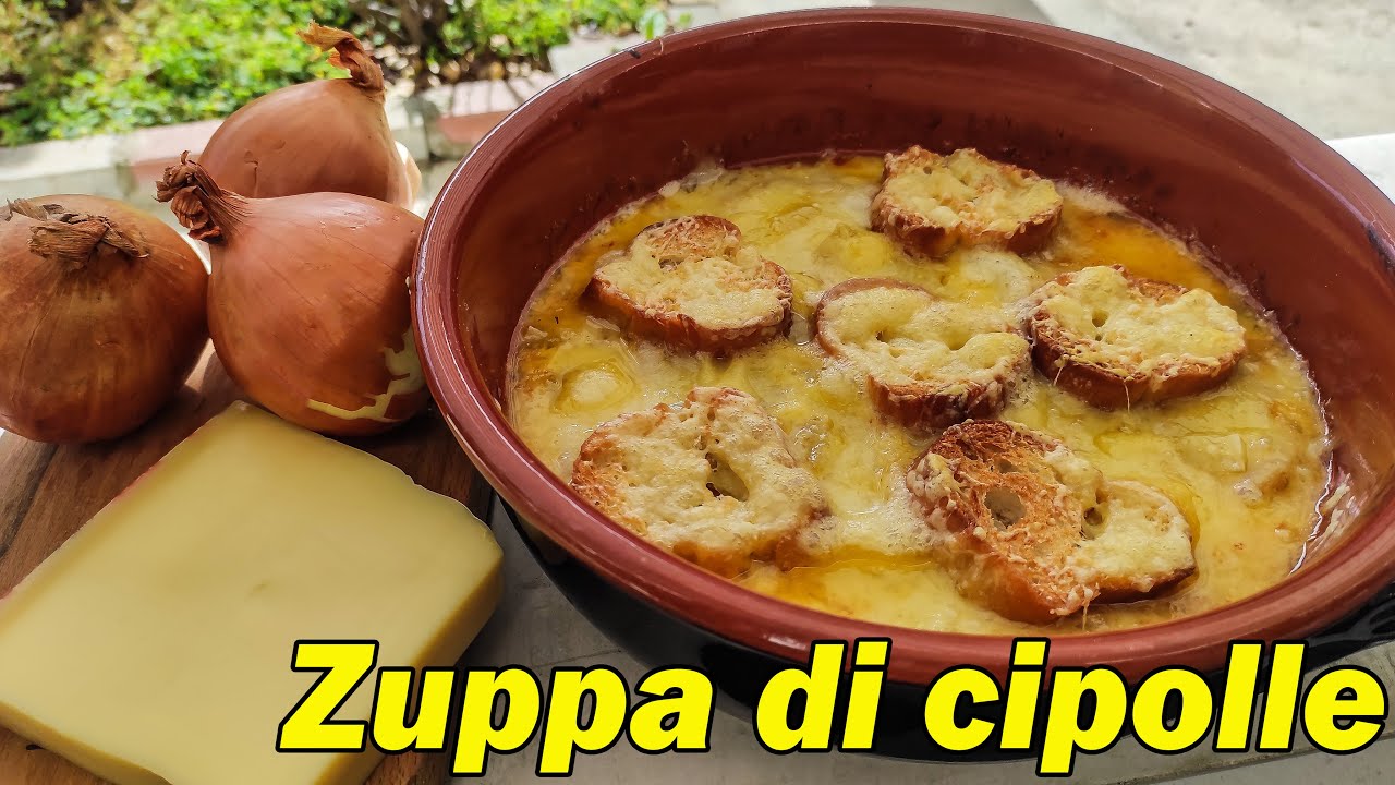 ZUPPA DI CIPOLLE ALLA FRANCESE: ricetta facile ed economica