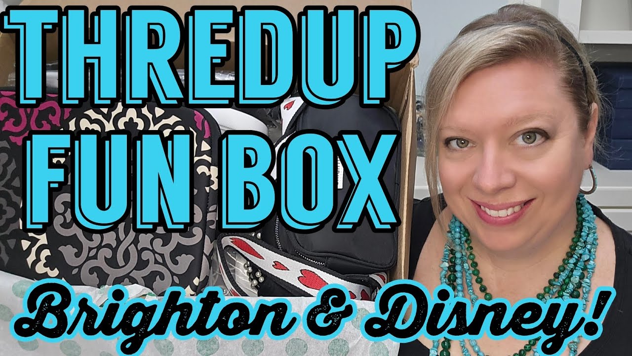БРАЙТОН 🩵 ДИСНЕЙ в этой распаковке Thredup Fun Box! #загадочнаякоробка