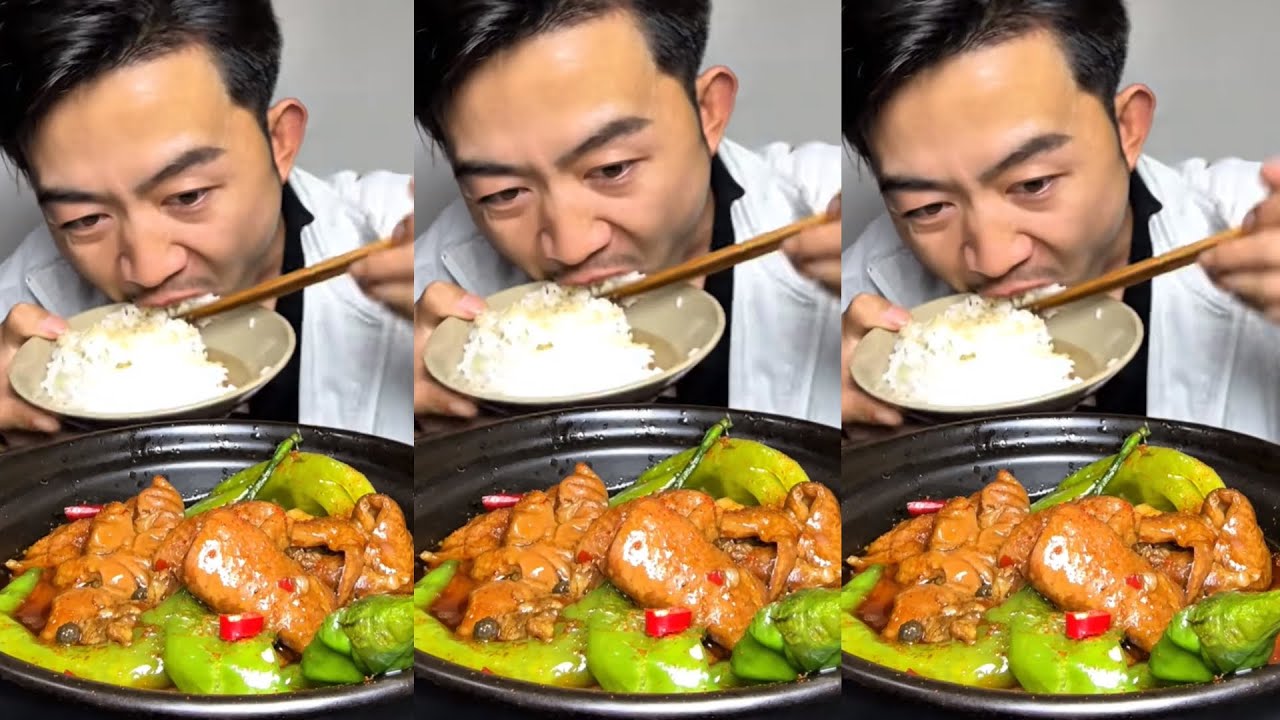 Eating pork feet is very and peppers delicious#eat #cooking #delicious #food #eating 