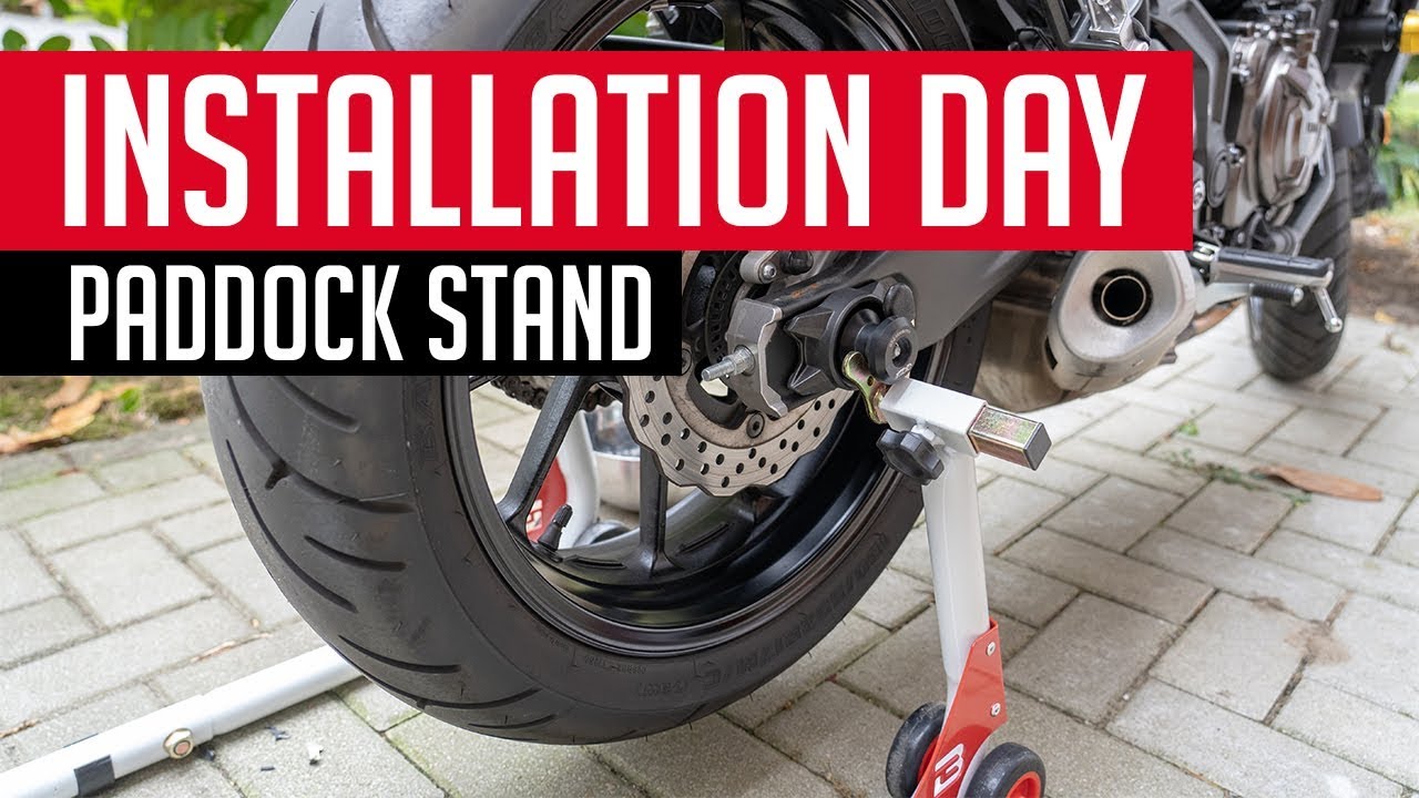 Yamaha MT07 // Barracuda Moto Paddock Stand Installation