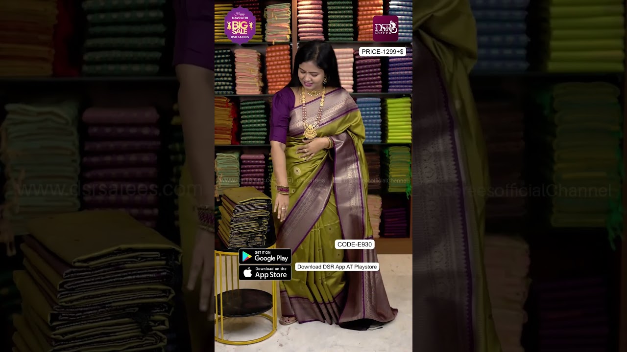 PREMIUM Kanchi Korvai border bridal sarees @ 1299+$😊| Booking - 9443143352 | www.dsrsarees.com