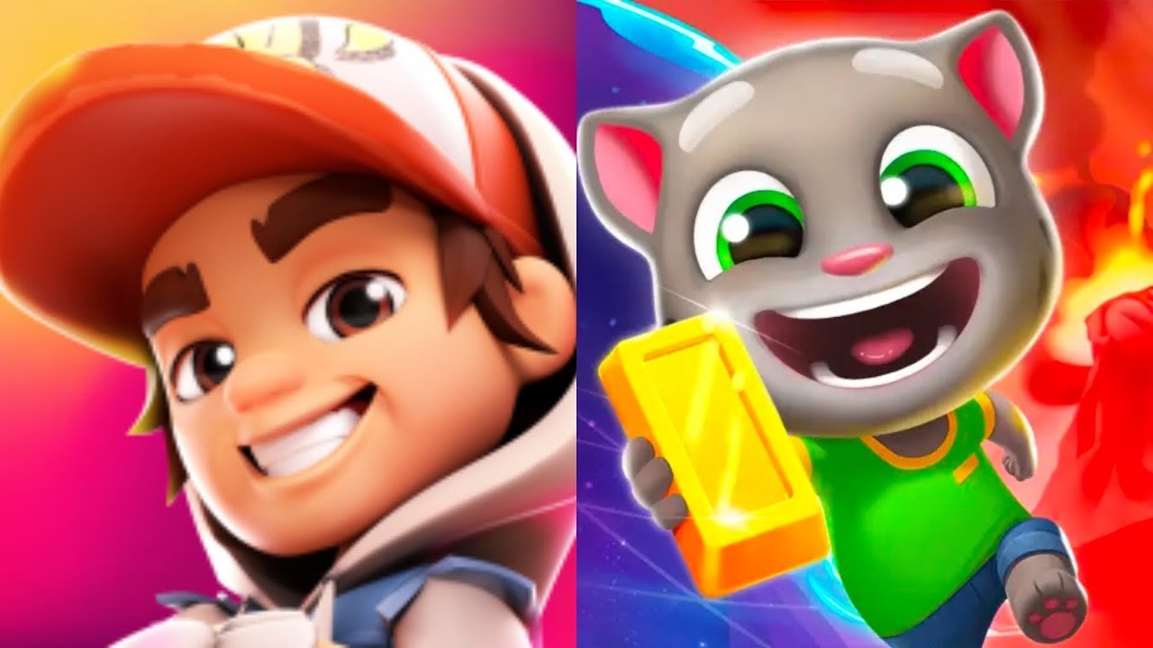 Subway Surfers City VS Talking Tom Time Rush