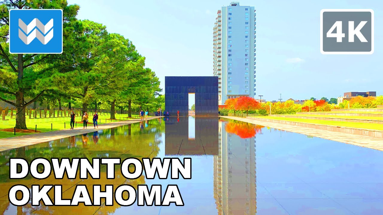 [4K] Downtown Oklahoma City USA - Walking Tour & Travel Guide 🇺🇸