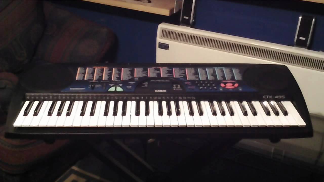 Casio CTK-495 Keyboard 100 Demonstration Songs Part 2/5 Songs 022 to 040