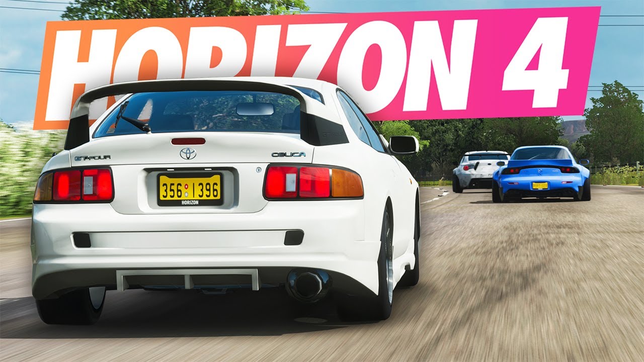 w Forza Horizon 4 Czuć Klimat Japonii?! :O Zlot JDM z Ekipą!