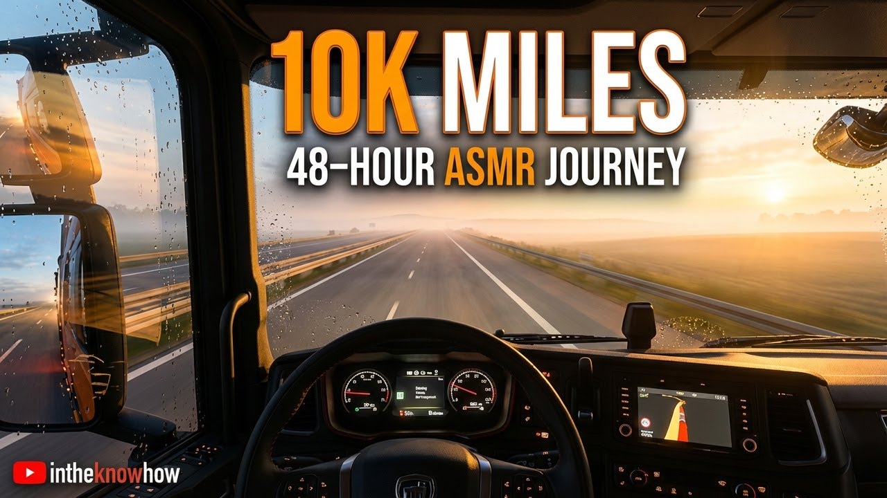 ASMR | Long Haul Delivery | Realistic Driving ASMR | ETS2 Real-Time