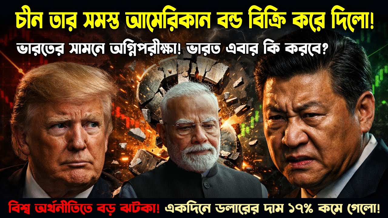 ডলার কি এবার শেষ? চীন কেন আমেরিকার ভিখারি দশা করছে! | China Dumping US Bonds | Geopolitics|Sushobhan