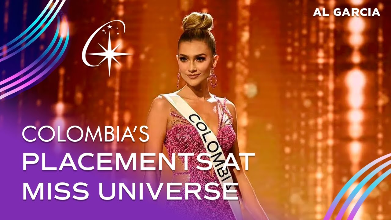 CLASIFICACIONES DE COLOMBIA EN MISS UNIVERSO