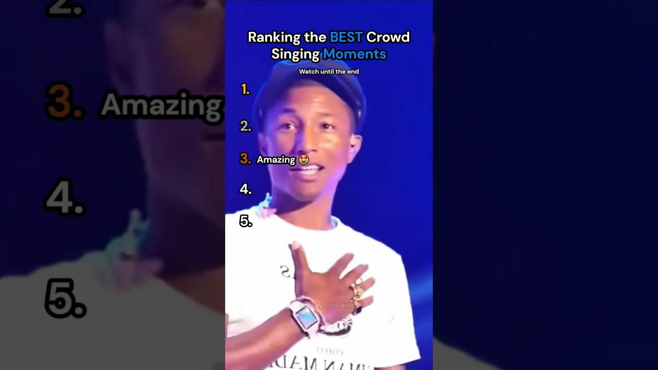 Ranking the BEST Crowd Singing Moments