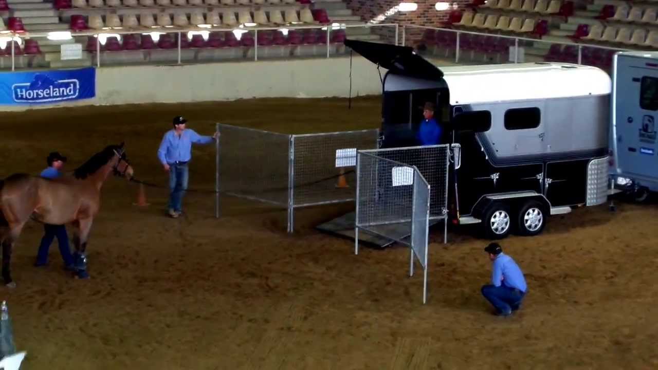 Monty Roberts - 'Rambo' - Float Training - Horseworld, Sydney