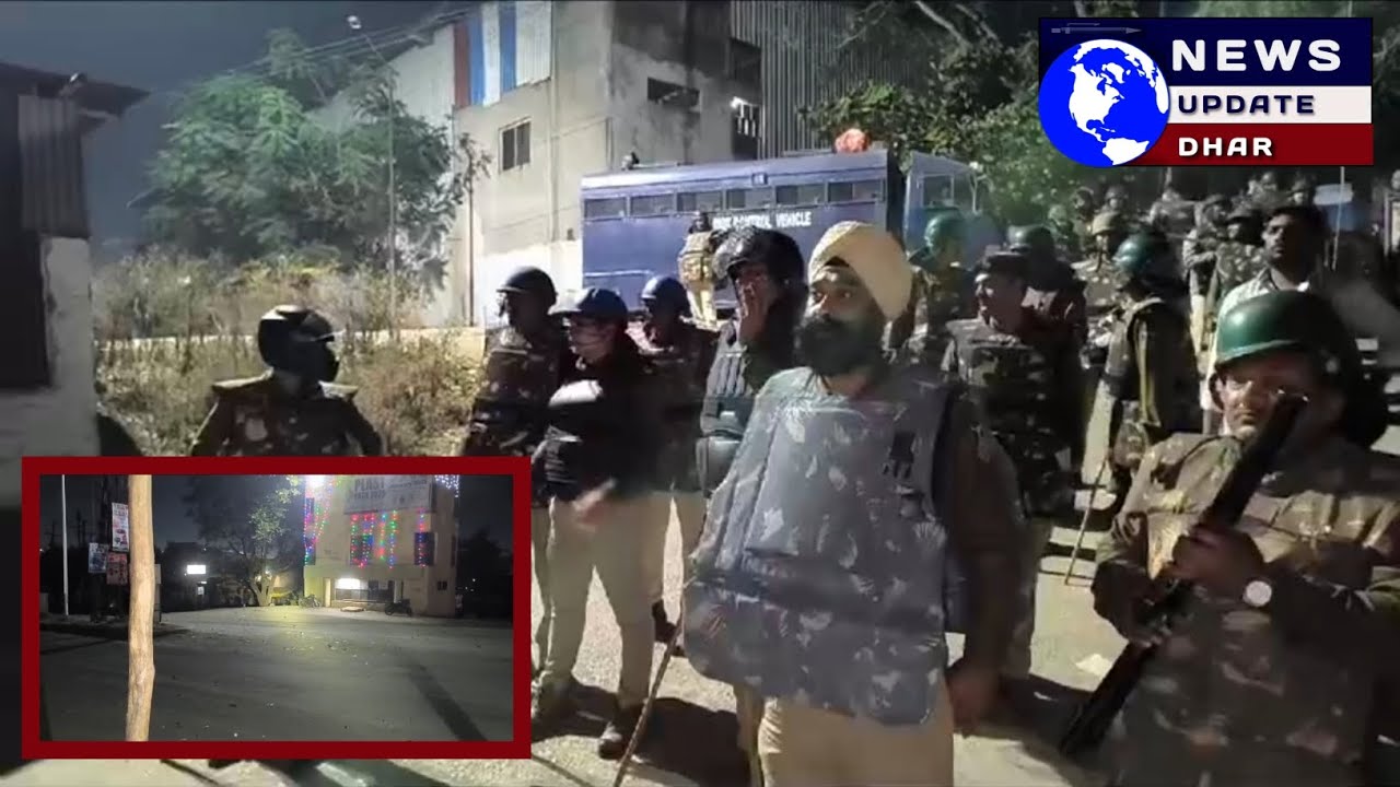 पीथमपुर के लोगों ने पुलिस पर बरसाए पत्थर पुलिस ने की लाठी चार्ज मचा बवाल