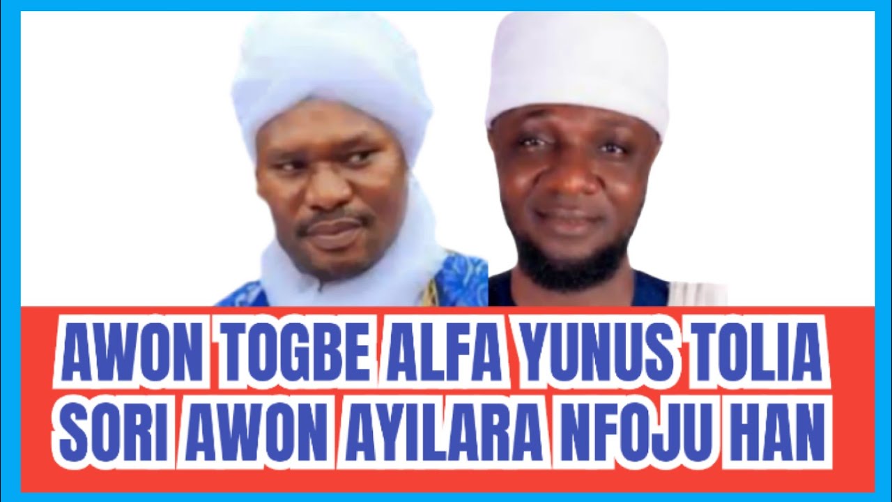  ASIRI ORO NFOJU HAN BO LARIN IMAM TOLIA ATI AWON ALFA TI WON MUN FUN SOUN TILE OGBOMOSHO.